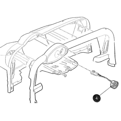 E-Z-GO State of Charge / Fuel Gauge - 2008-2023 RXV - (612314)