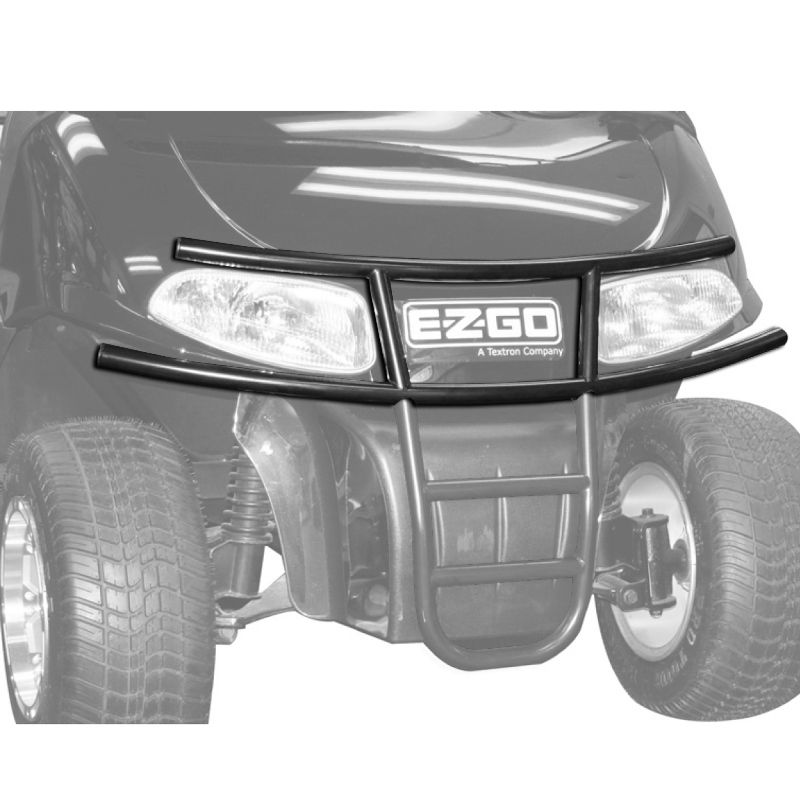 E-Z-GO Front Upper & Lower Brushguard Bumper - Black - 2008-2023 RXV - (626459/626460)