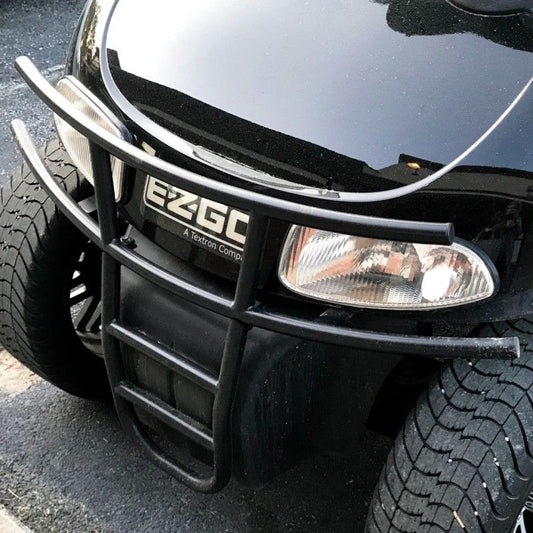 E-Z-GO Front Upper & Lower Brushguard Bumper - Black - 2008-2023 RXV - (626459/626460)