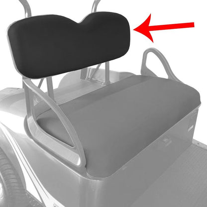 E-Z-GO Seat Back Cover - Black - 1994-2025 Models - (71753G07)