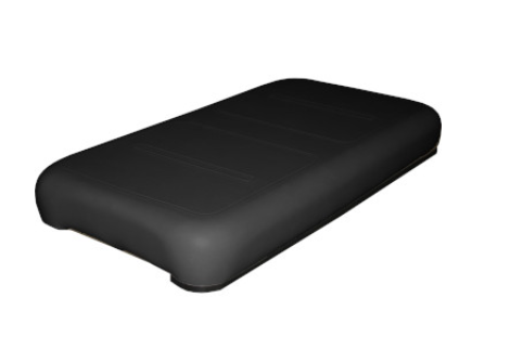 EZGO Aftermarket TXT Black Seat Bottom - (EMSTBLKASM)