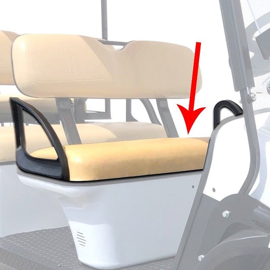 E-Z-GO Pod Seat Bottom Assembly - Tan - 2012-2025 Express S6 L6 Liberty - (ET14FSHTSTTANASM)