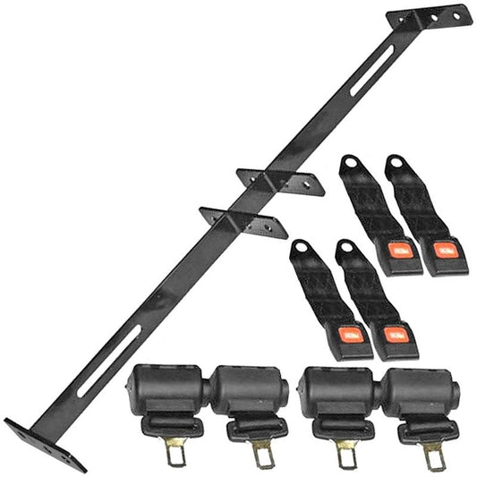 Pro-Fit Retractable Seat Belt Kit – 4 Pass - E-Z-GO, Club Car, Yamaha (PF11566)