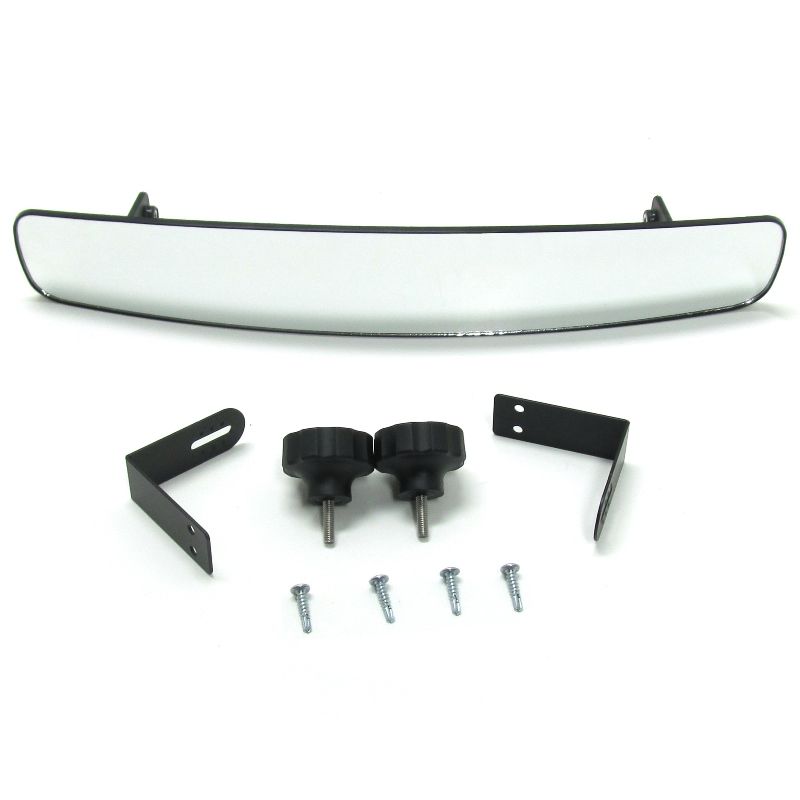 Pro-Fit 180-degree Convex Rear View Mirror - E-Z-GO, Club Car, Yamaha - (PF11712)