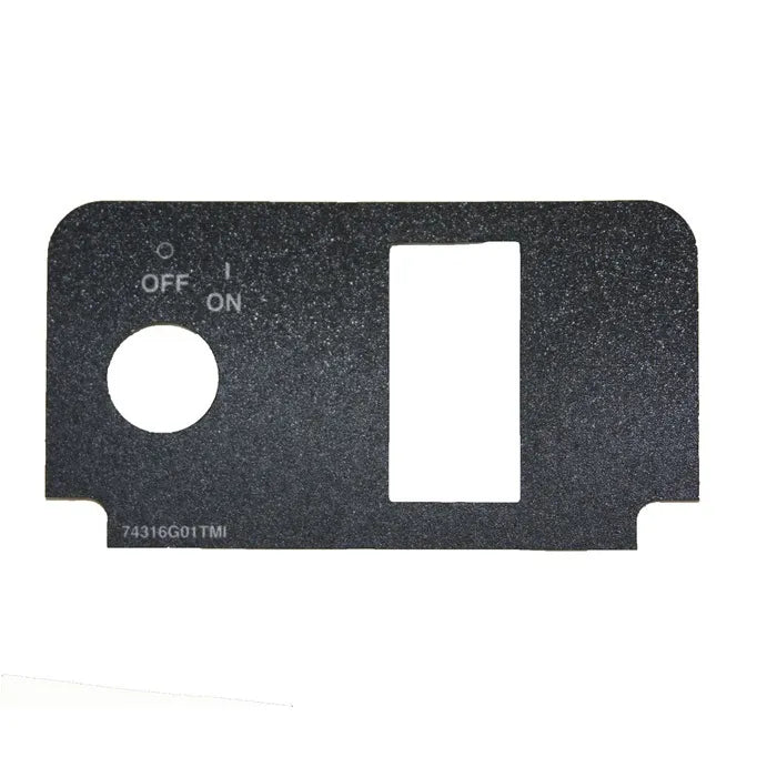 DECAL, CONSOLE PLATE - FNR- (74316G01)