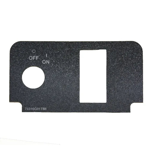 DECAL, CONSOLE PLATE - FNR- (74316G01)